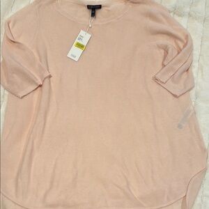 Eileen Fisher Pink Crew Neck Sweater